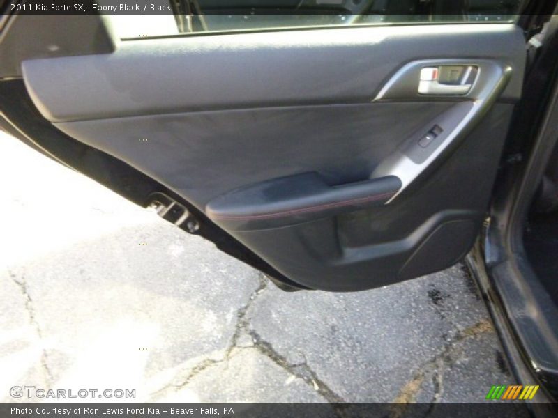 Ebony Black / Black 2011 Kia Forte SX