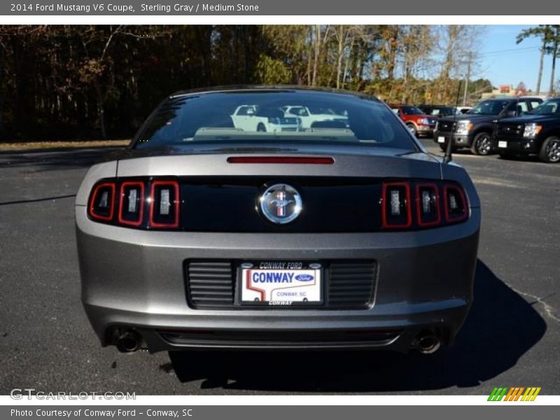 Sterling Gray / Medium Stone 2014 Ford Mustang V6 Coupe