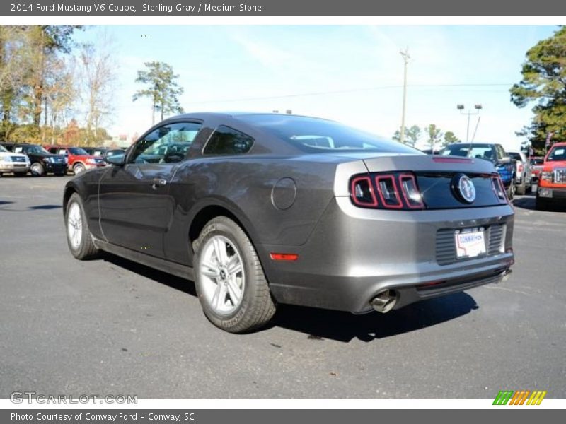 Sterling Gray / Medium Stone 2014 Ford Mustang V6 Coupe