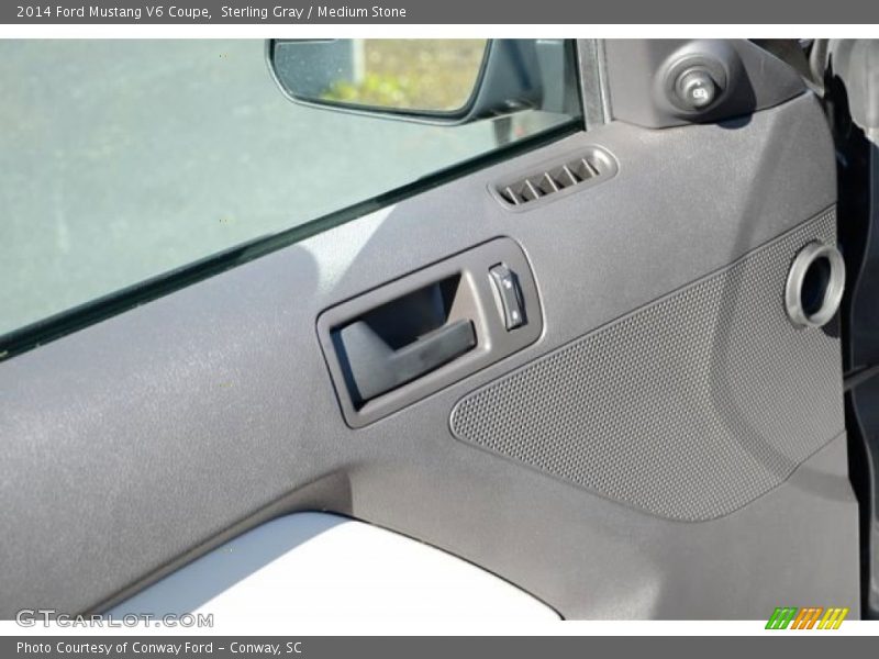 Sterling Gray / Medium Stone 2014 Ford Mustang V6 Coupe