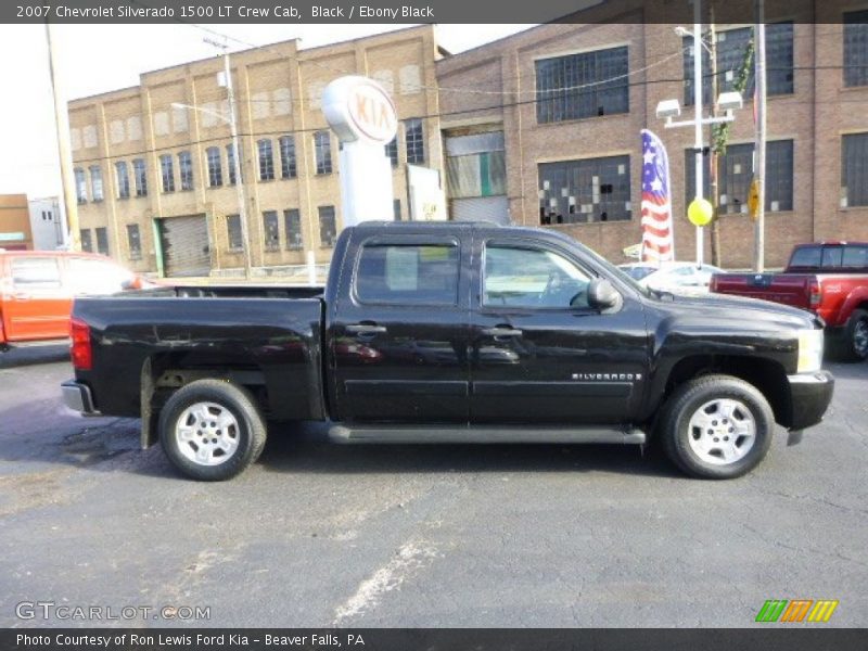 Black / Ebony Black 2007 Chevrolet Silverado 1500 LT Crew Cab