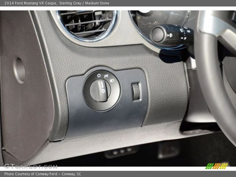 Sterling Gray / Medium Stone 2014 Ford Mustang V6 Coupe
