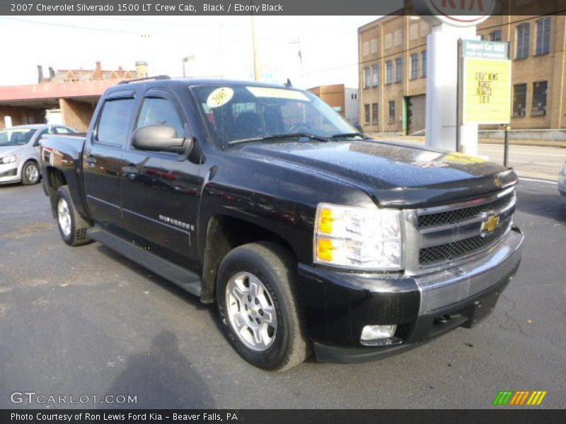 Black / Ebony Black 2007 Chevrolet Silverado 1500 LT Crew Cab