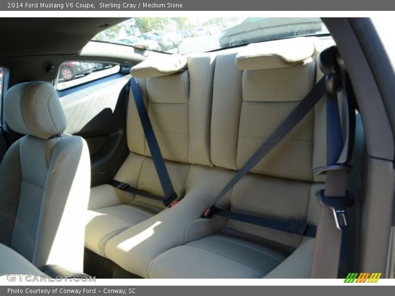 Sterling Gray / Medium Stone 2014 Ford Mustang V6 Coupe