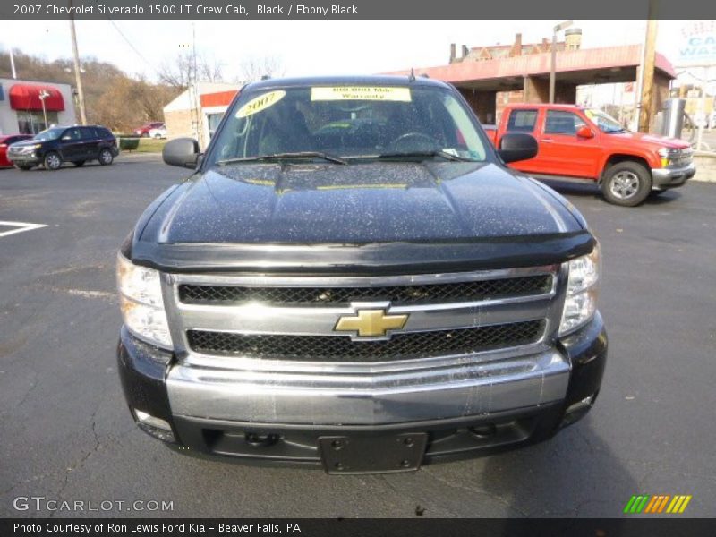 Black / Ebony Black 2007 Chevrolet Silverado 1500 LT Crew Cab