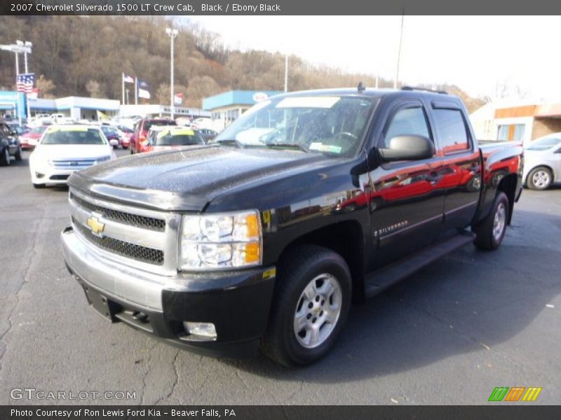 Black / Ebony Black 2007 Chevrolet Silverado 1500 LT Crew Cab