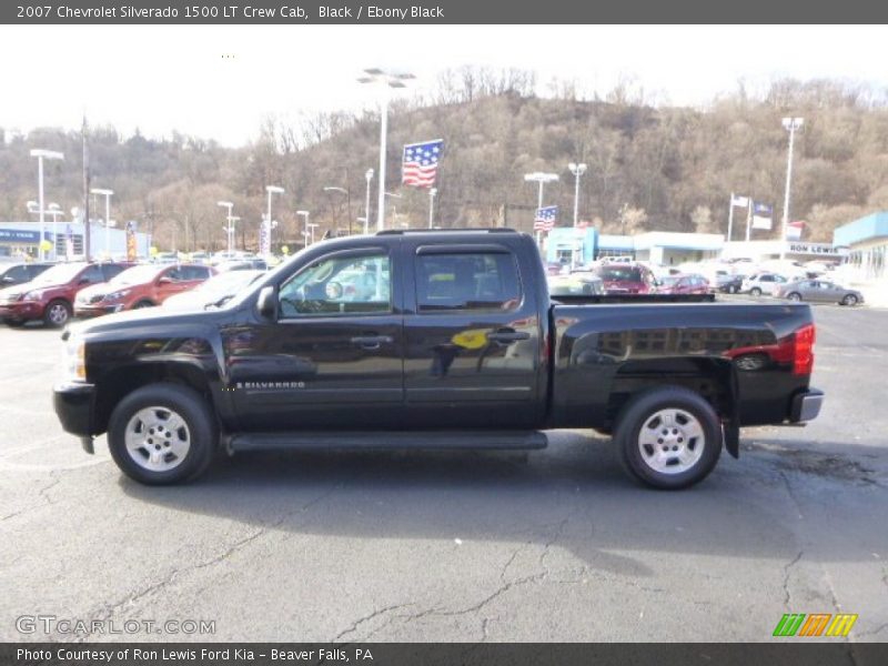 Black / Ebony Black 2007 Chevrolet Silverado 1500 LT Crew Cab
