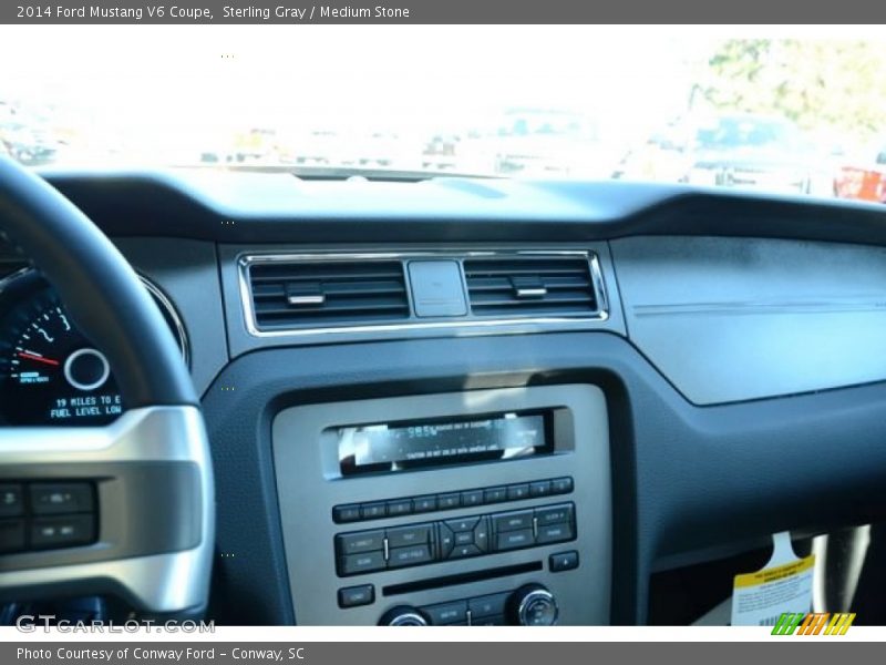 Sterling Gray / Medium Stone 2014 Ford Mustang V6 Coupe
