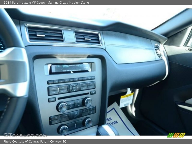 Sterling Gray / Medium Stone 2014 Ford Mustang V6 Coupe