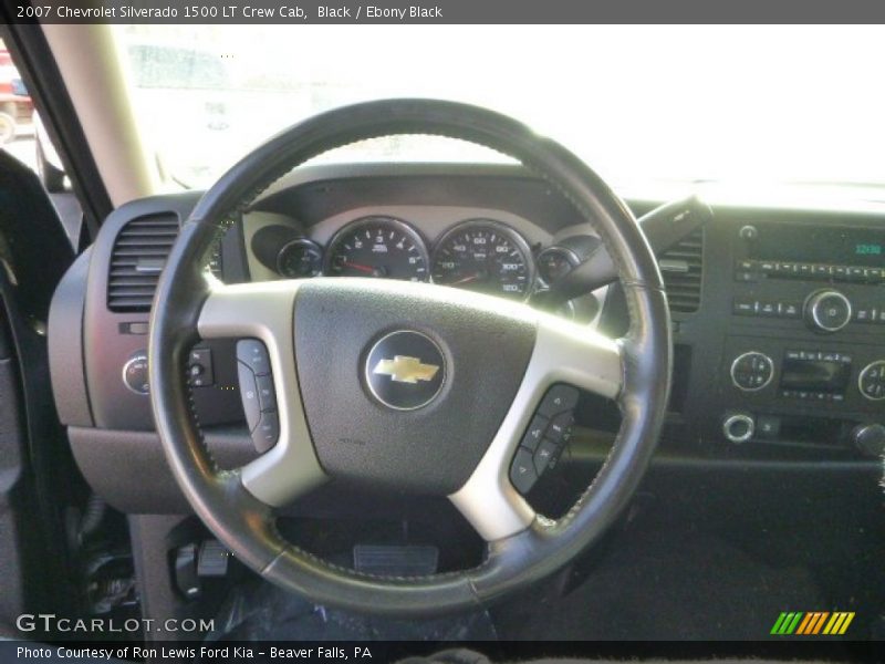 Black / Ebony Black 2007 Chevrolet Silverado 1500 LT Crew Cab