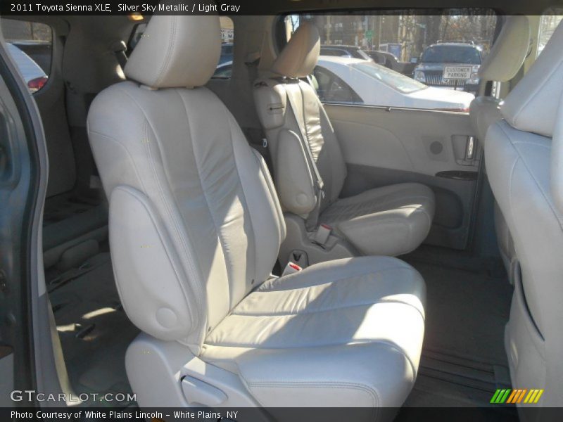 Silver Sky Metallic / Light Gray 2011 Toyota Sienna XLE