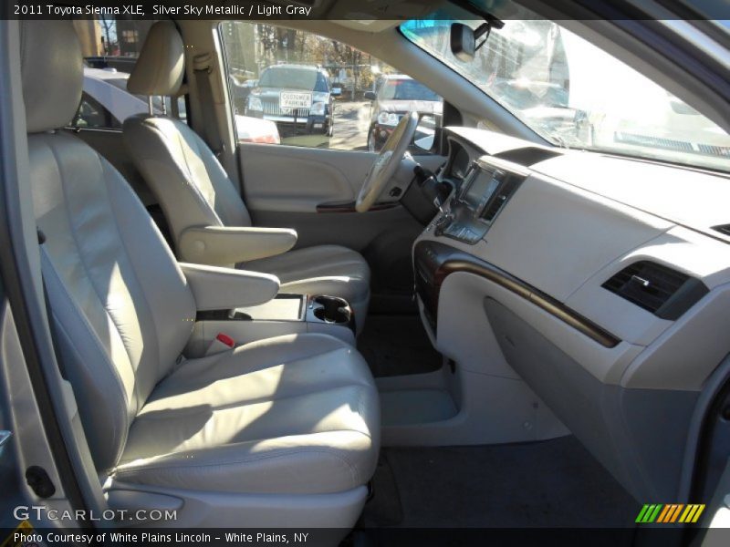 Silver Sky Metallic / Light Gray 2011 Toyota Sienna XLE