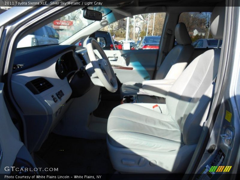 Silver Sky Metallic / Light Gray 2011 Toyota Sienna XLE