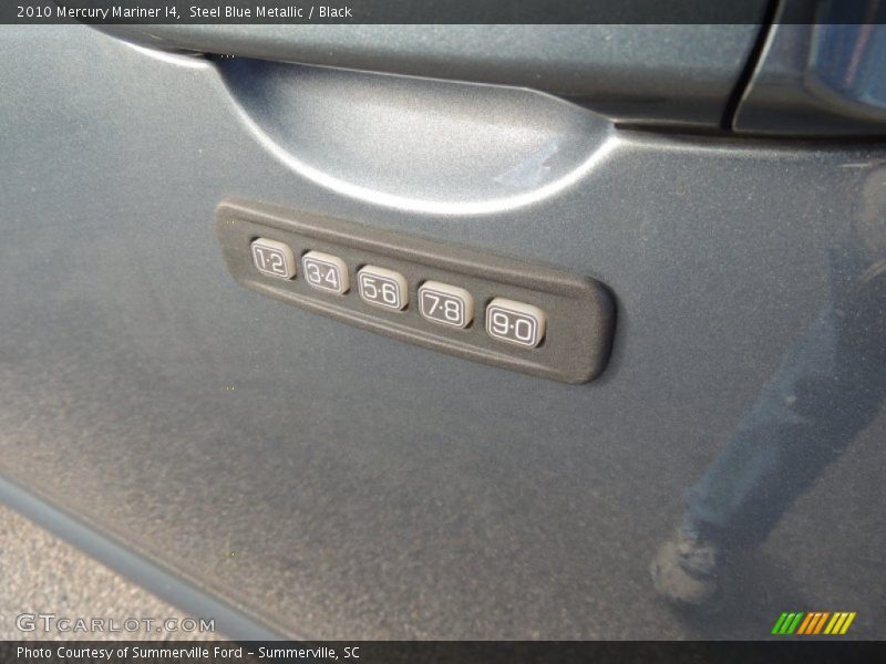 Steel Blue Metallic / Black 2010 Mercury Mariner I4