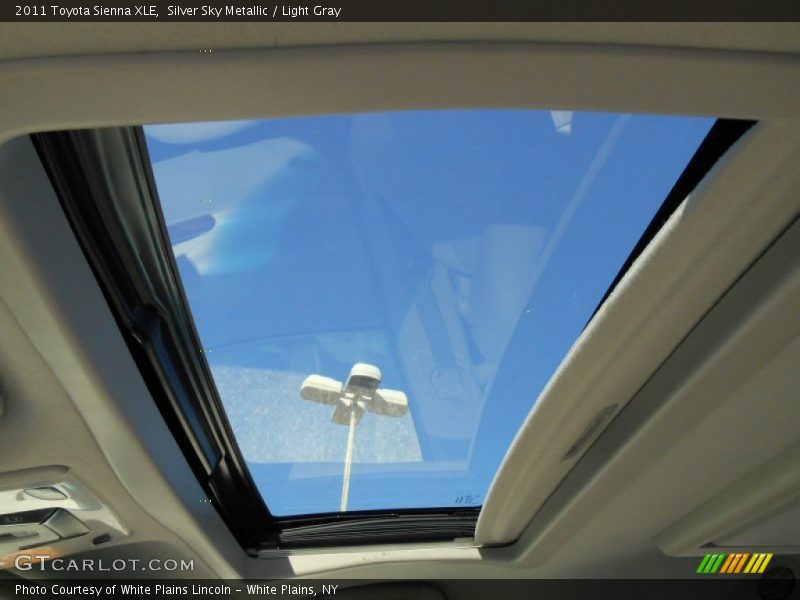 Silver Sky Metallic / Light Gray 2011 Toyota Sienna XLE