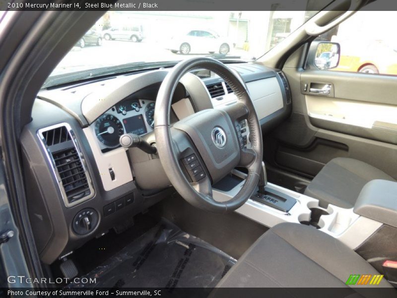 Steel Blue Metallic / Black 2010 Mercury Mariner I4
