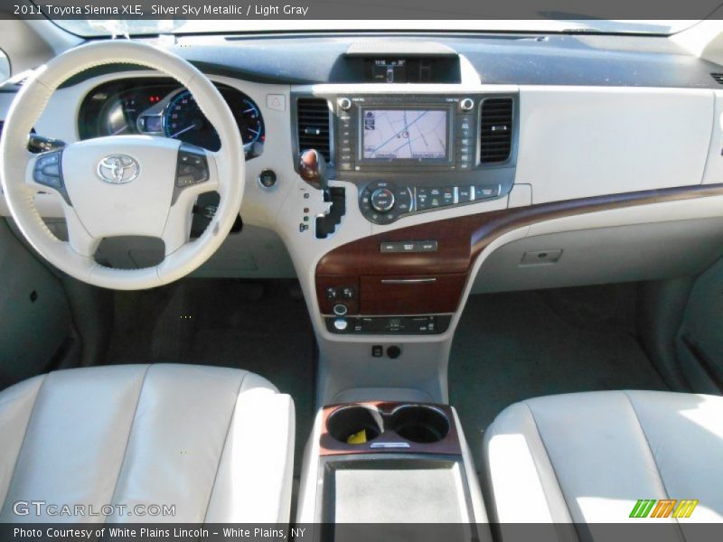 Silver Sky Metallic / Light Gray 2011 Toyota Sienna XLE