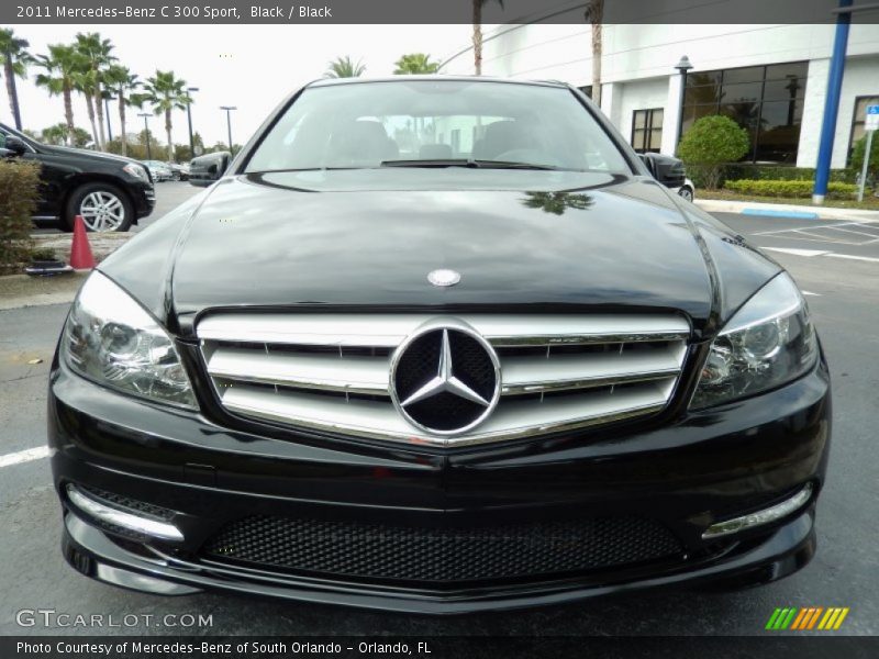 Black / Black 2011 Mercedes-Benz C 300 Sport