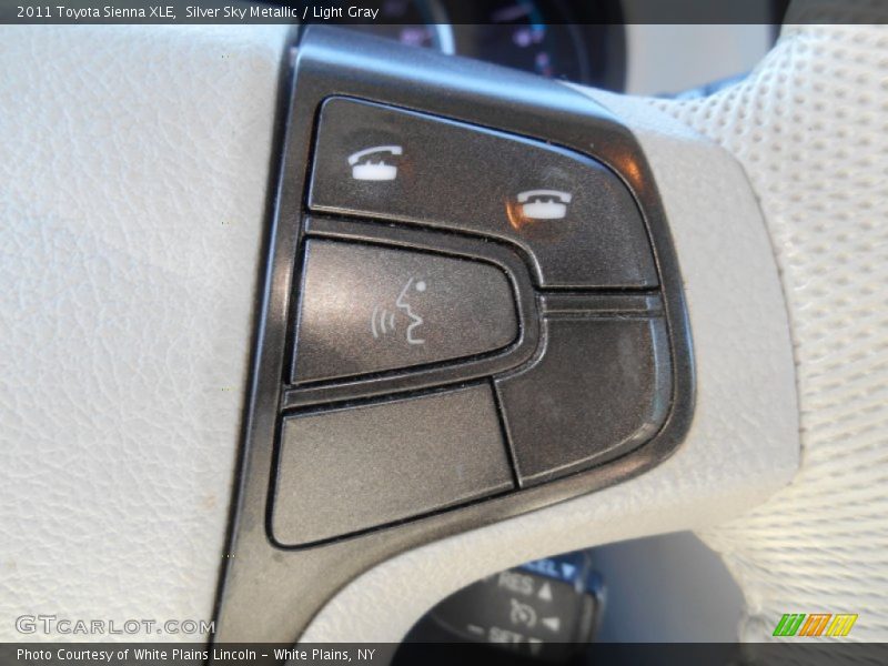 Silver Sky Metallic / Light Gray 2011 Toyota Sienna XLE