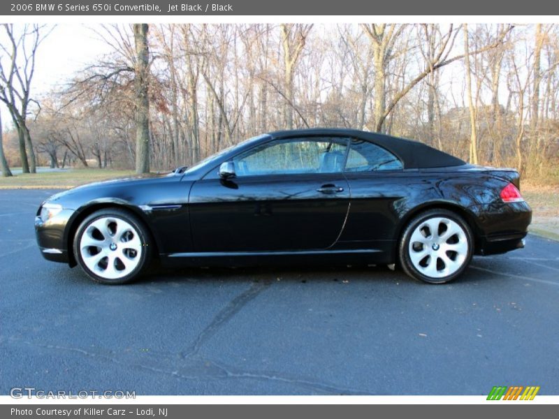 Jet Black / Black 2006 BMW 6 Series 650i Convertible