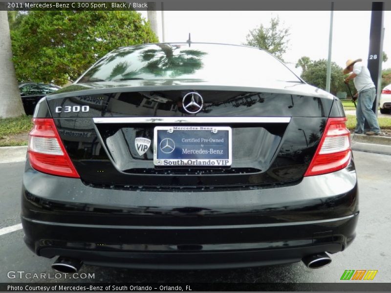 Black / Black 2011 Mercedes-Benz C 300 Sport