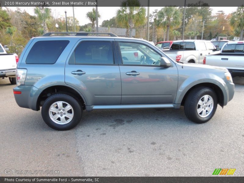 Steel Blue Metallic / Black 2010 Mercury Mariner I4