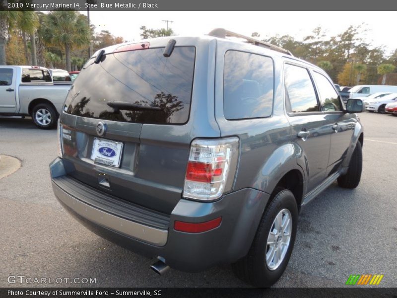 Steel Blue Metallic / Black 2010 Mercury Mariner I4