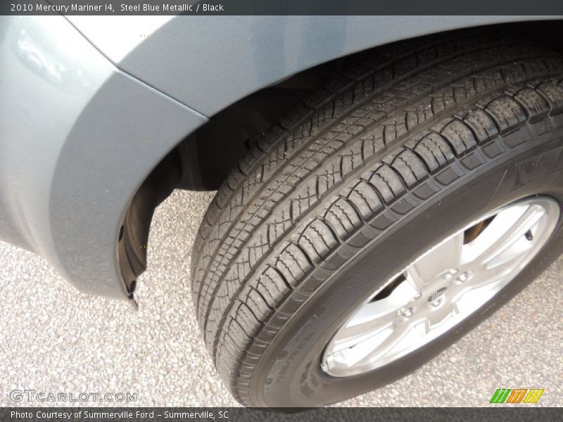 Steel Blue Metallic / Black 2010 Mercury Mariner I4