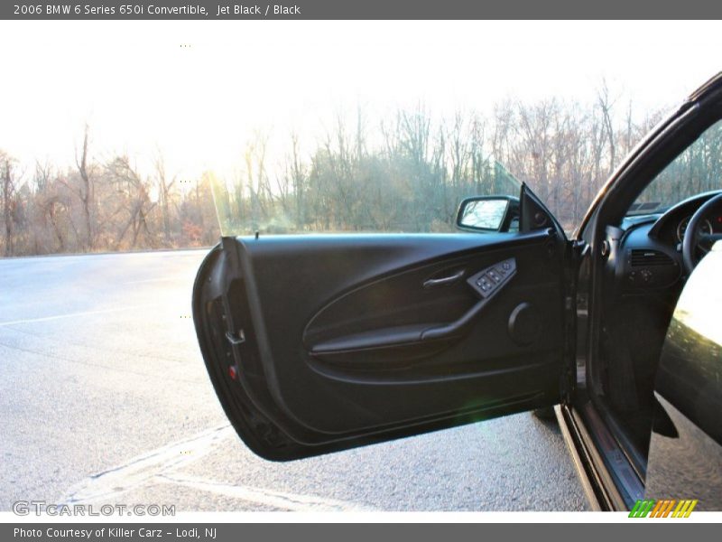 Jet Black / Black 2006 BMW 6 Series 650i Convertible