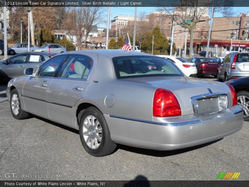 Silver Birch Metallic / Light Camel 2011 Lincoln Town Car Signature Limited