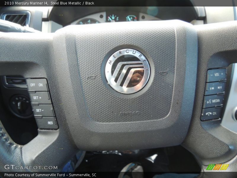Steel Blue Metallic / Black 2010 Mercury Mariner I4