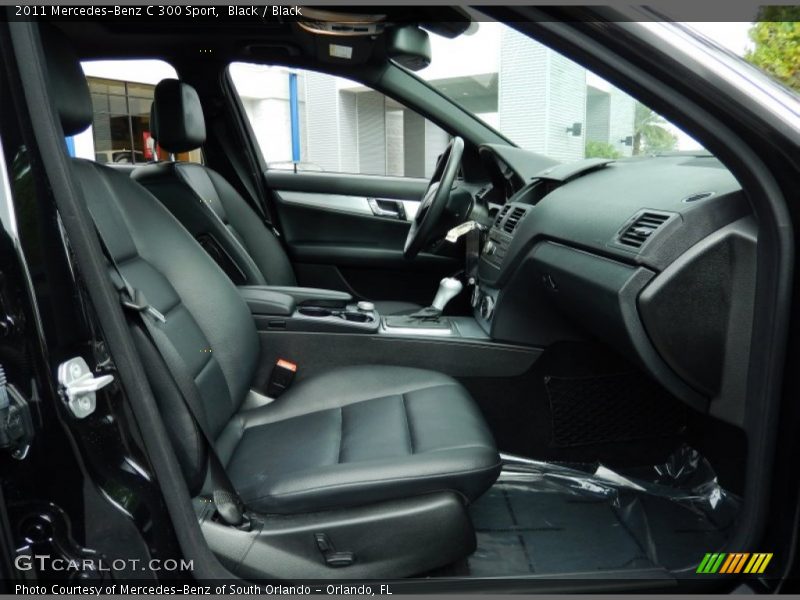 Black / Black 2011 Mercedes-Benz C 300 Sport