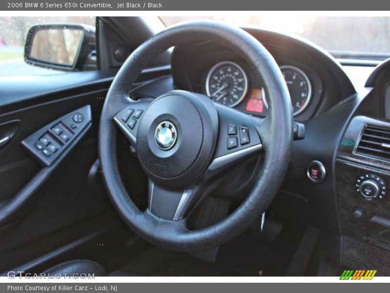 Jet Black / Black 2006 BMW 6 Series 650i Convertible