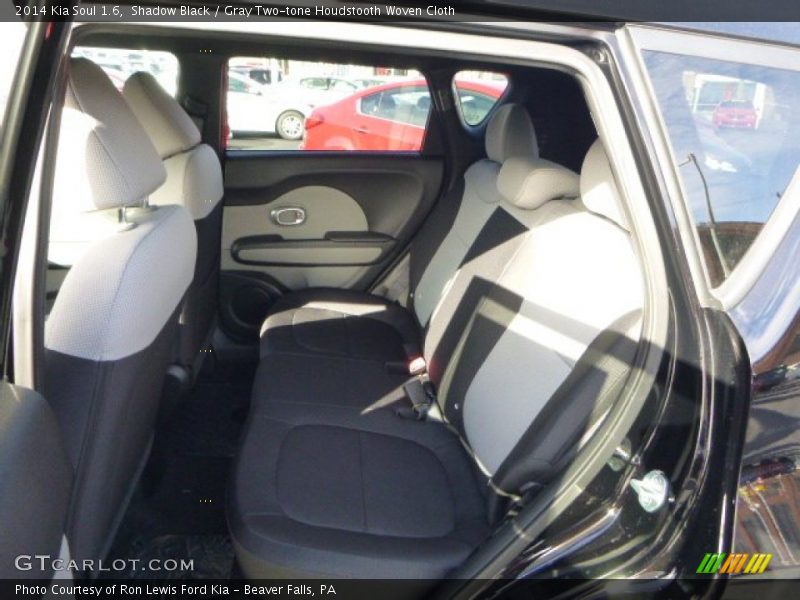 Shadow Black / Gray Two-tone Houdstooth Woven Cloth 2014 Kia Soul 1.6
