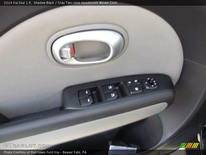 Shadow Black / Gray Two-tone Houdstooth Woven Cloth 2014 Kia Soul 1.6