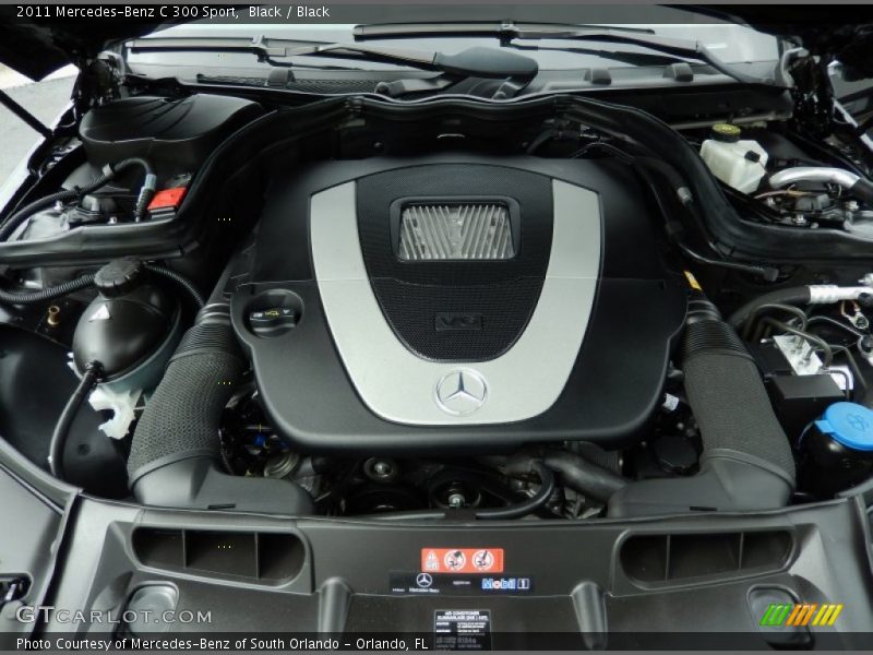 Black / Black 2011 Mercedes-Benz C 300 Sport