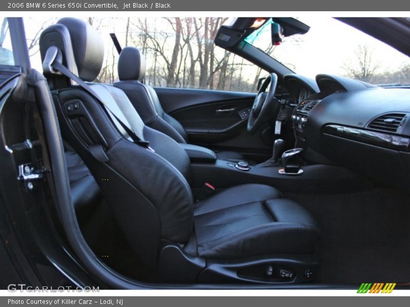 Jet Black / Black 2006 BMW 6 Series 650i Convertible