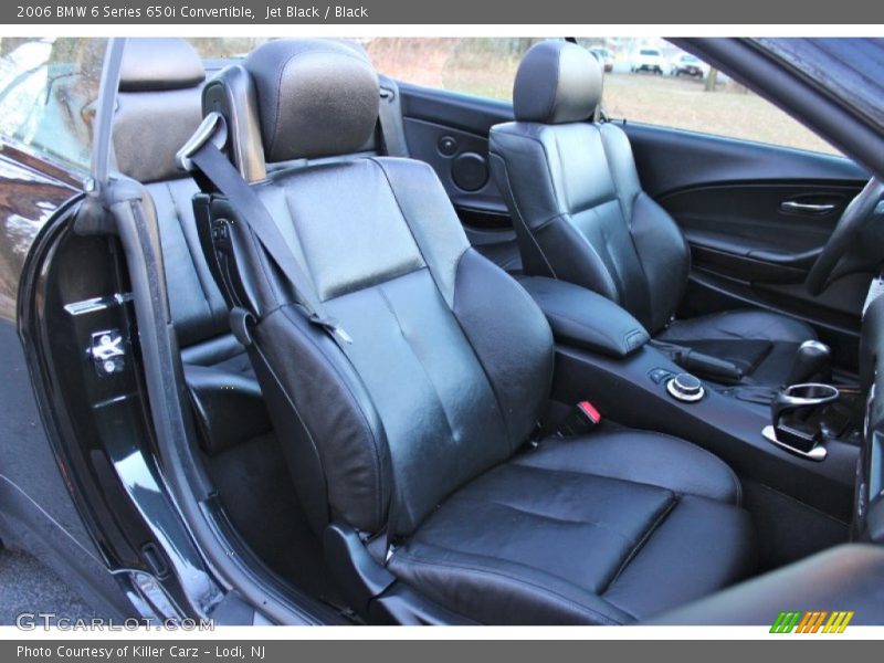 Jet Black / Black 2006 BMW 6 Series 650i Convertible