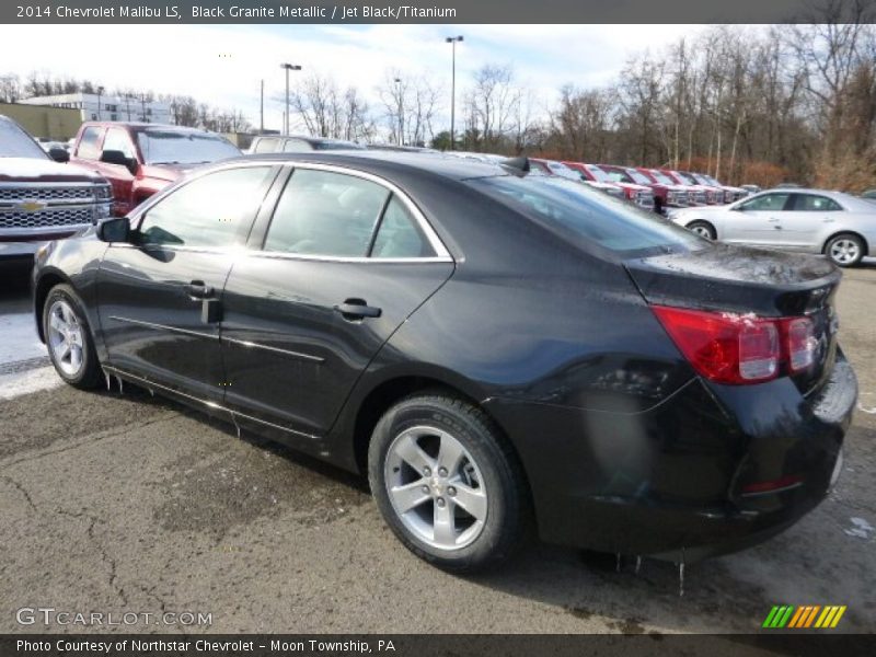 Black Granite Metallic / Jet Black/Titanium 2014 Chevrolet Malibu LS