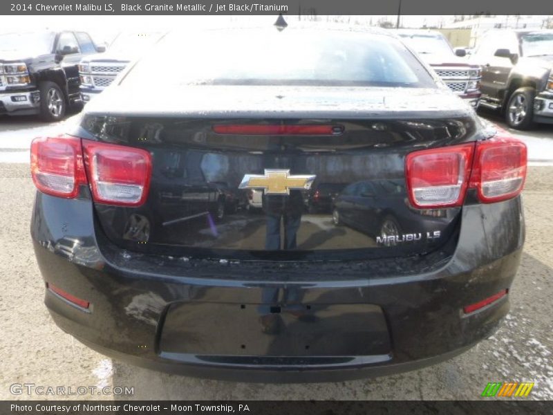 Black Granite Metallic / Jet Black/Titanium 2014 Chevrolet Malibu LS
