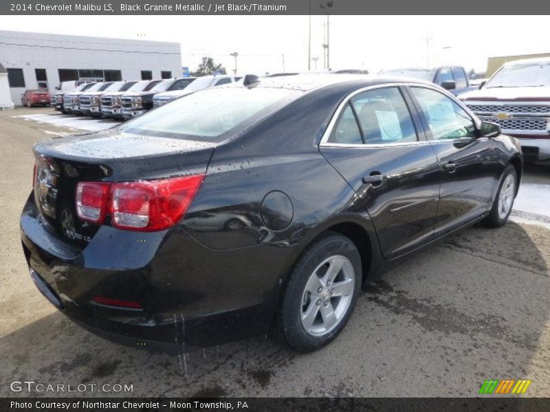 Black Granite Metallic / Jet Black/Titanium 2014 Chevrolet Malibu LS