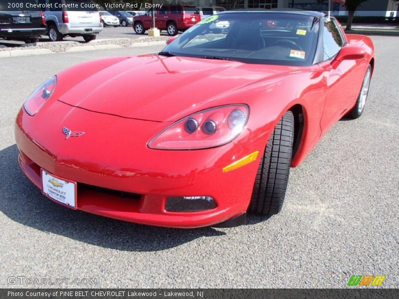 Victory Red / Ebony 2008 Chevrolet Corvette Coupe