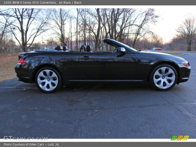 Jet Black / Black 2006 BMW 6 Series 650i Convertible