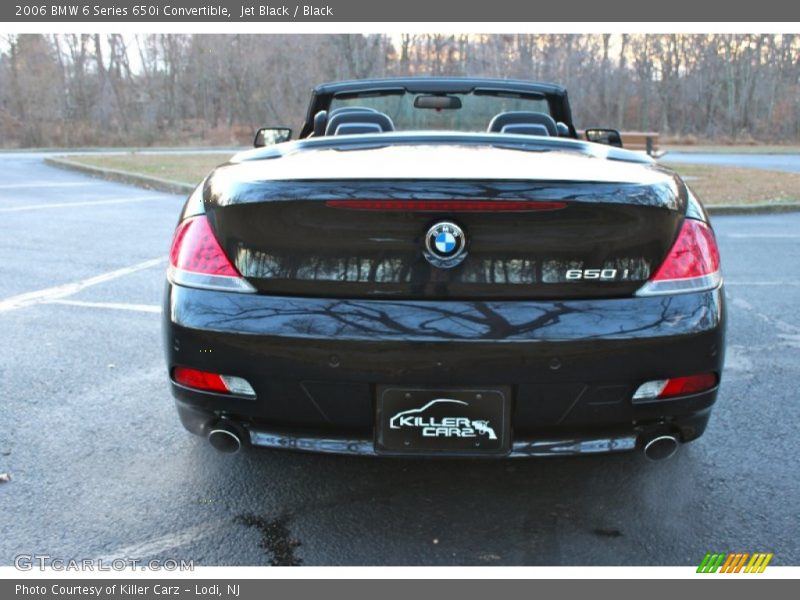 Jet Black / Black 2006 BMW 6 Series 650i Convertible