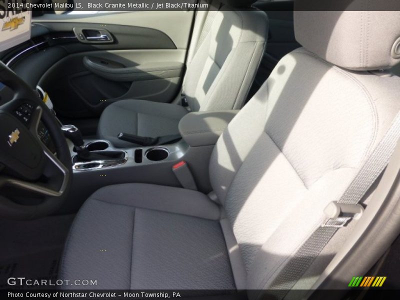 Black Granite Metallic / Jet Black/Titanium 2014 Chevrolet Malibu LS