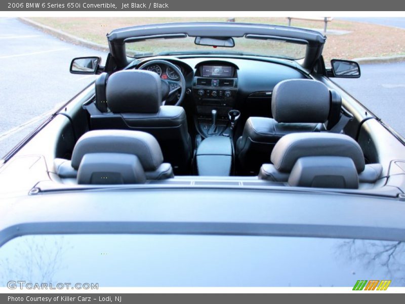 Jet Black / Black 2006 BMW 6 Series 650i Convertible