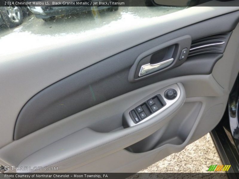 Black Granite Metallic / Jet Black/Titanium 2014 Chevrolet Malibu LS
