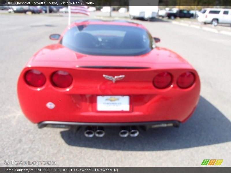 Victory Red / Ebony 2008 Chevrolet Corvette Coupe