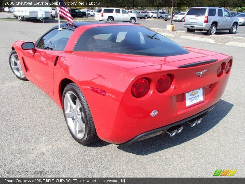 Victory Red / Ebony 2008 Chevrolet Corvette Coupe