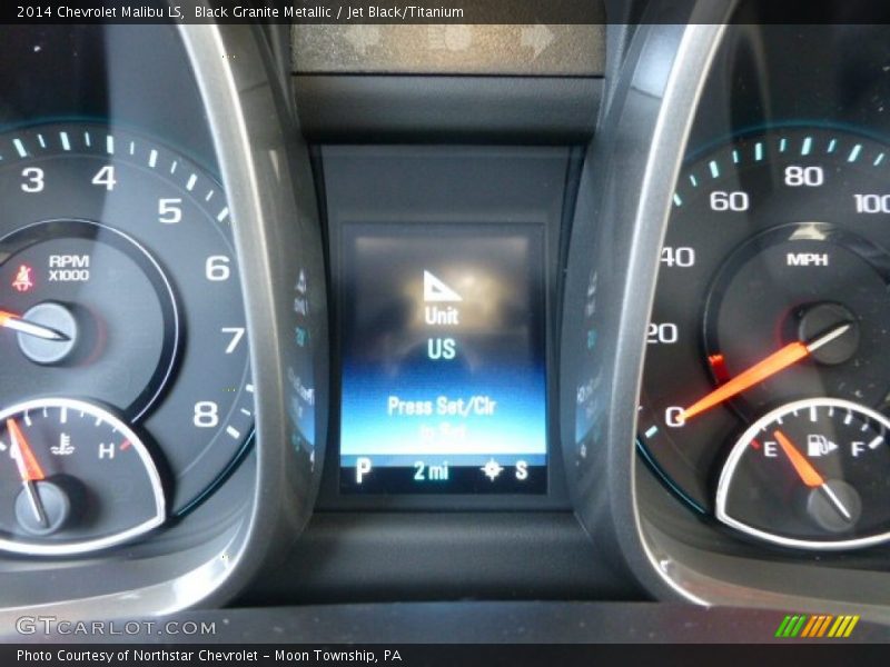 Black Granite Metallic / Jet Black/Titanium 2014 Chevrolet Malibu LS